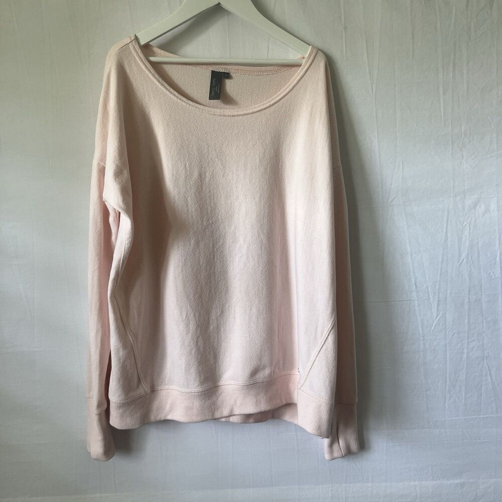 Sweaty Betty Pink Long Sleeve Top Sz S Athleisure Travel Casual Workout Yoga